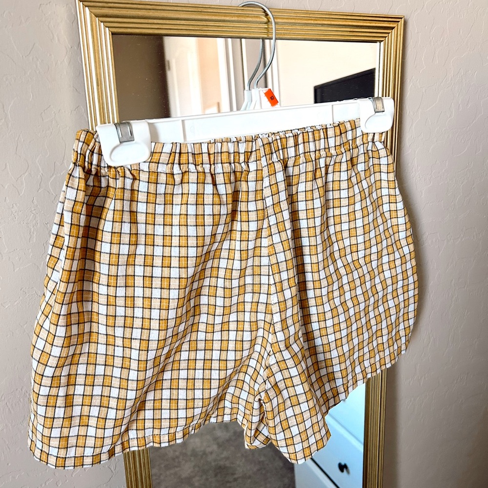 Brandy Melville Plaid Boxer Shorts
